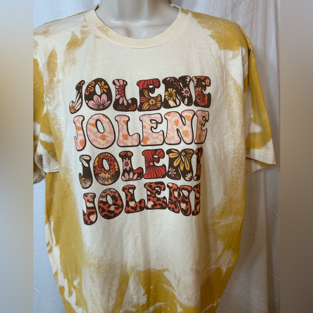 Jolene Western Cowgirl Tee Womens L Fall Festive Retro Rodeo Vibes - Picture 3 of 6